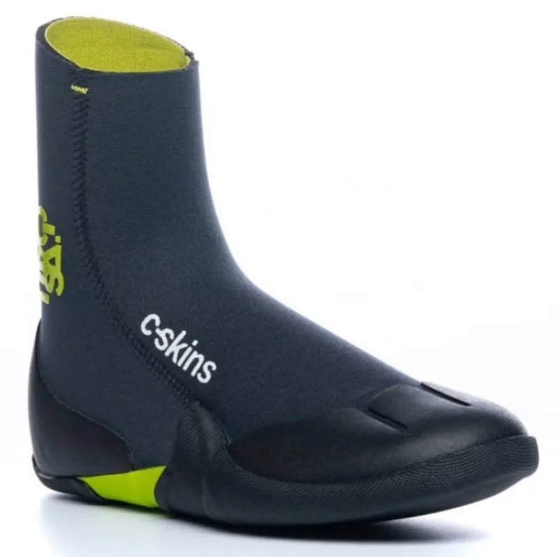 C-Skins Legend Junior 3.5mm Round Toe Boots Graphite-4